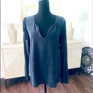 100% silk blouse size medium